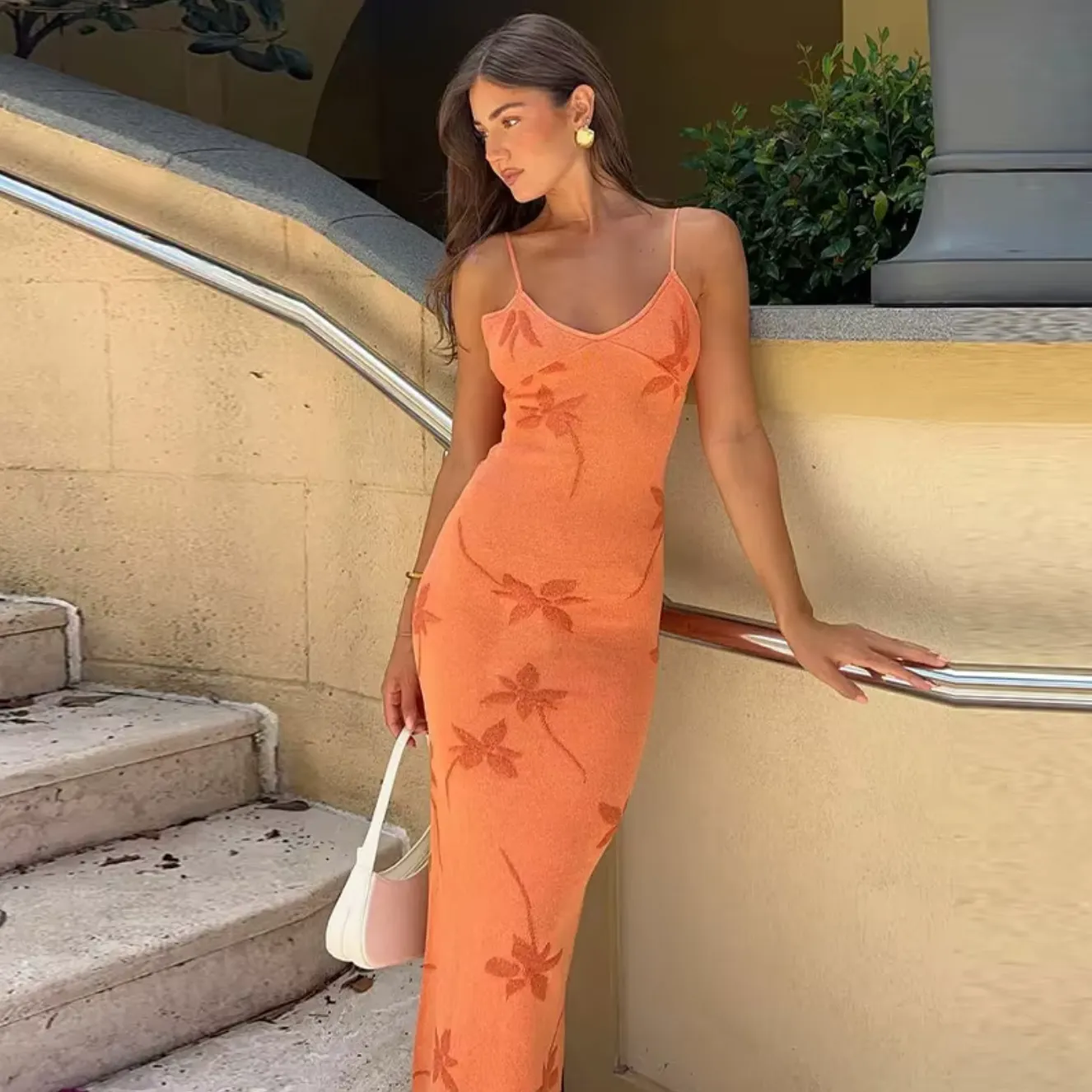 Floral Satin Maxi Dress | Cowl Neck | Elegant & Summer-Ready