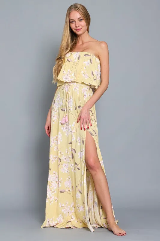 Floral Tube Top Maxi Dress - Final Sale