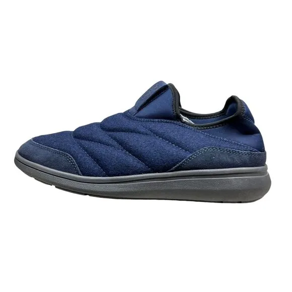 Florsheim Mens Slippers‎ Java Wool Oil Water Resisting Collapsible Heel Navy 9M