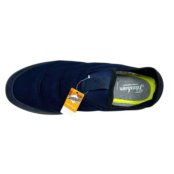 Florsheim Mens Slippers‎ Java Wool Oil Water Resisting Collapsible Heel Navy 9M