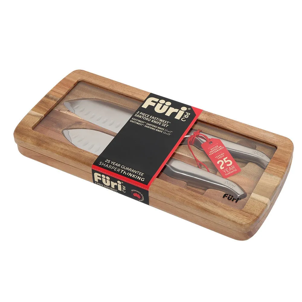 Furi Pro East / West Santoku Set 2 Piece