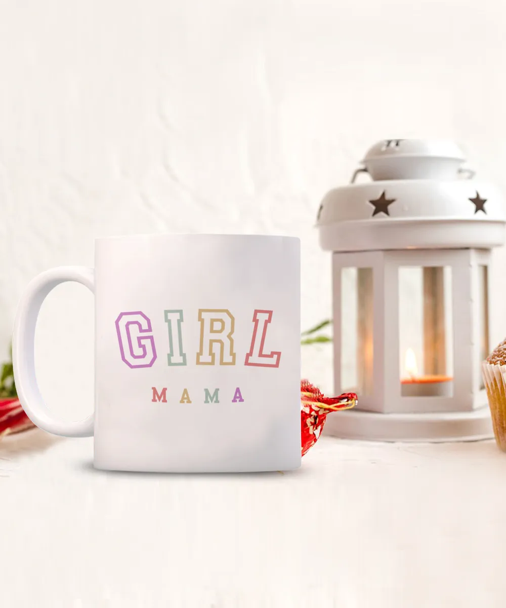 Girl Mama Mug, Expectant Mom Gift, Maternity Mug, Mother's Day Gift, Pregnancy Gift, Gift for Mom From Kids, Coffee Cup