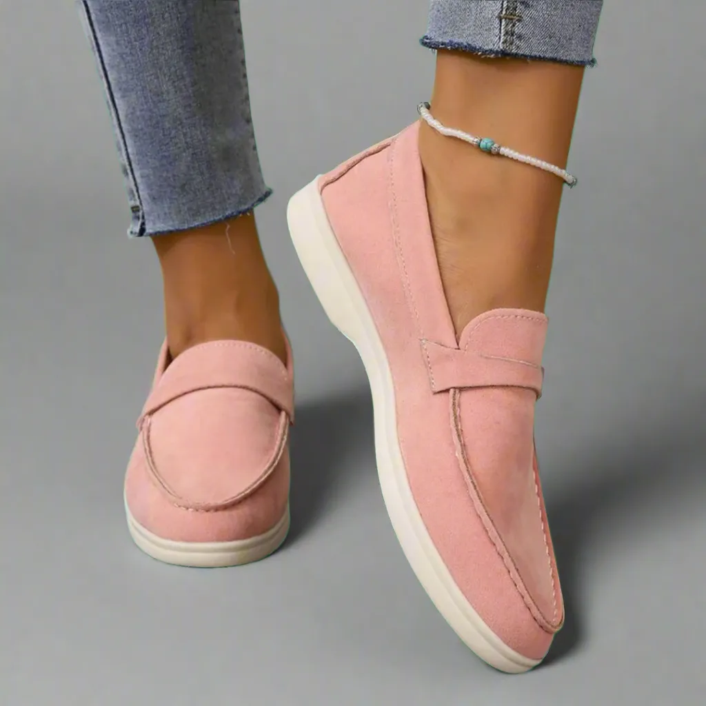 Hannah | Handmade elegant suede moccasins