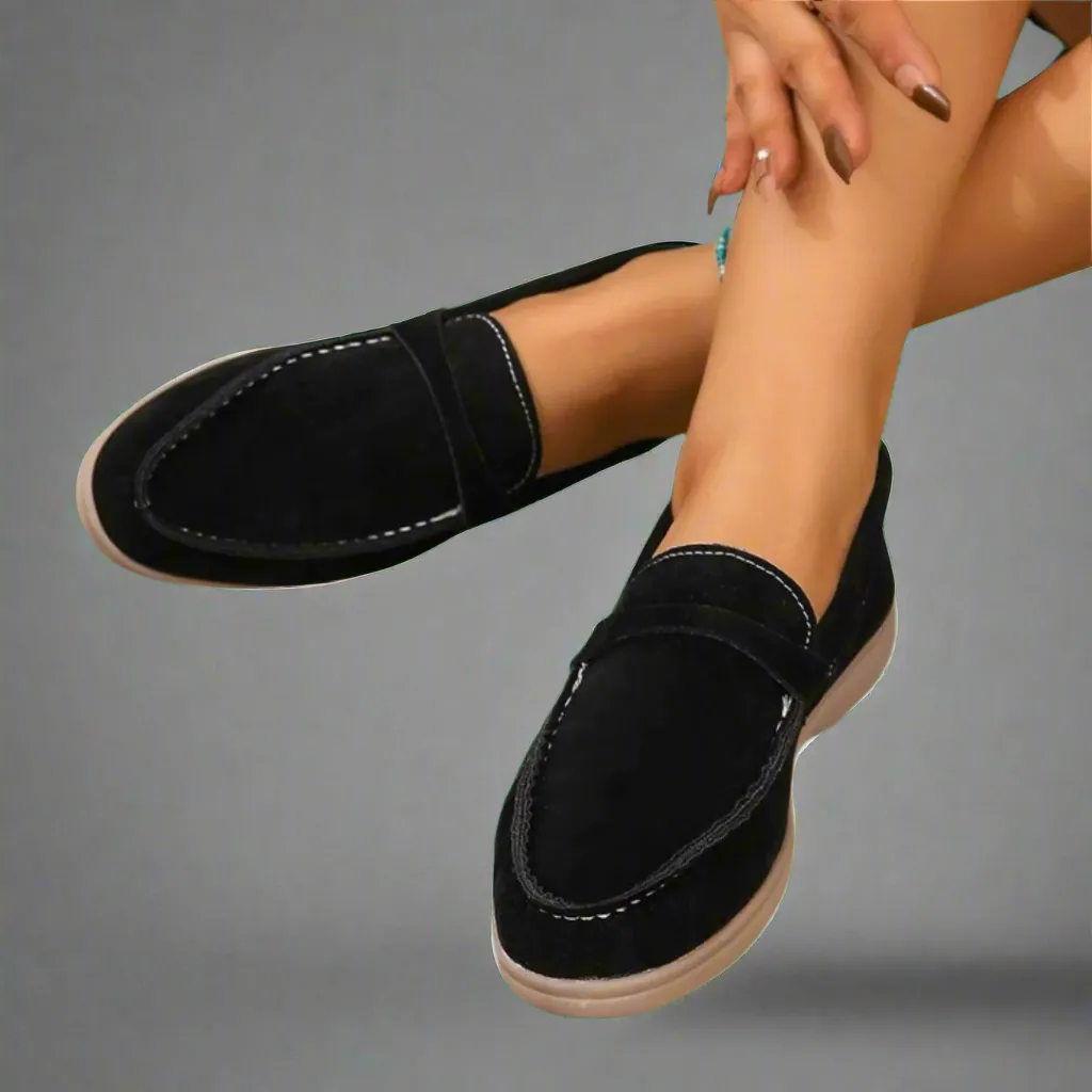 Hannah | Handmade elegant suede moccasins
