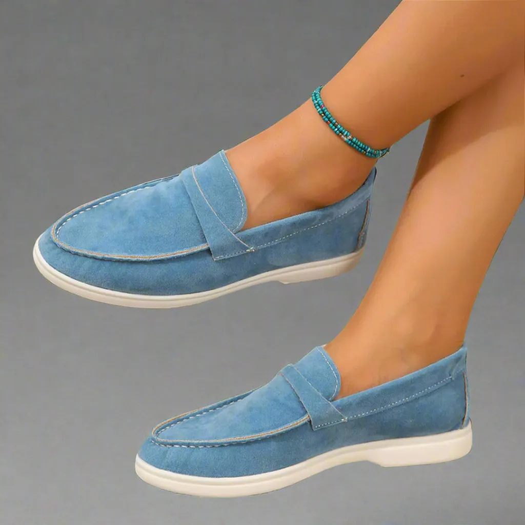 Hannah | Handmade elegant suede moccasins