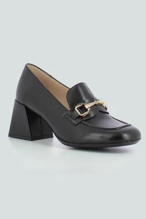 Heel moccasin Black