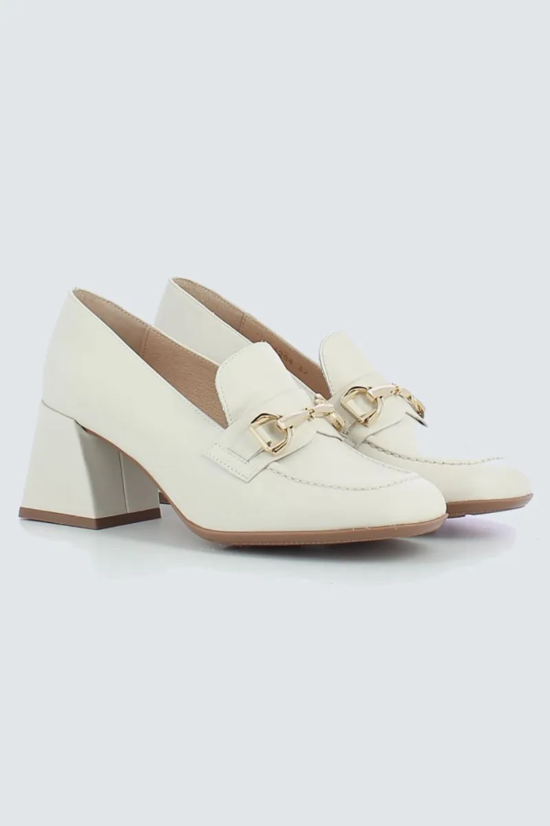 Heel moccasin Offwhite