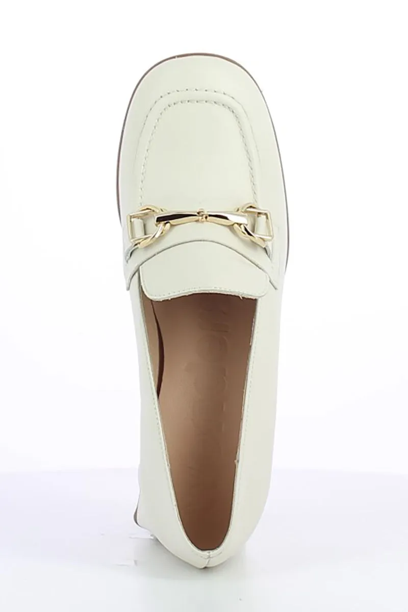 Heel moccasin Offwhite