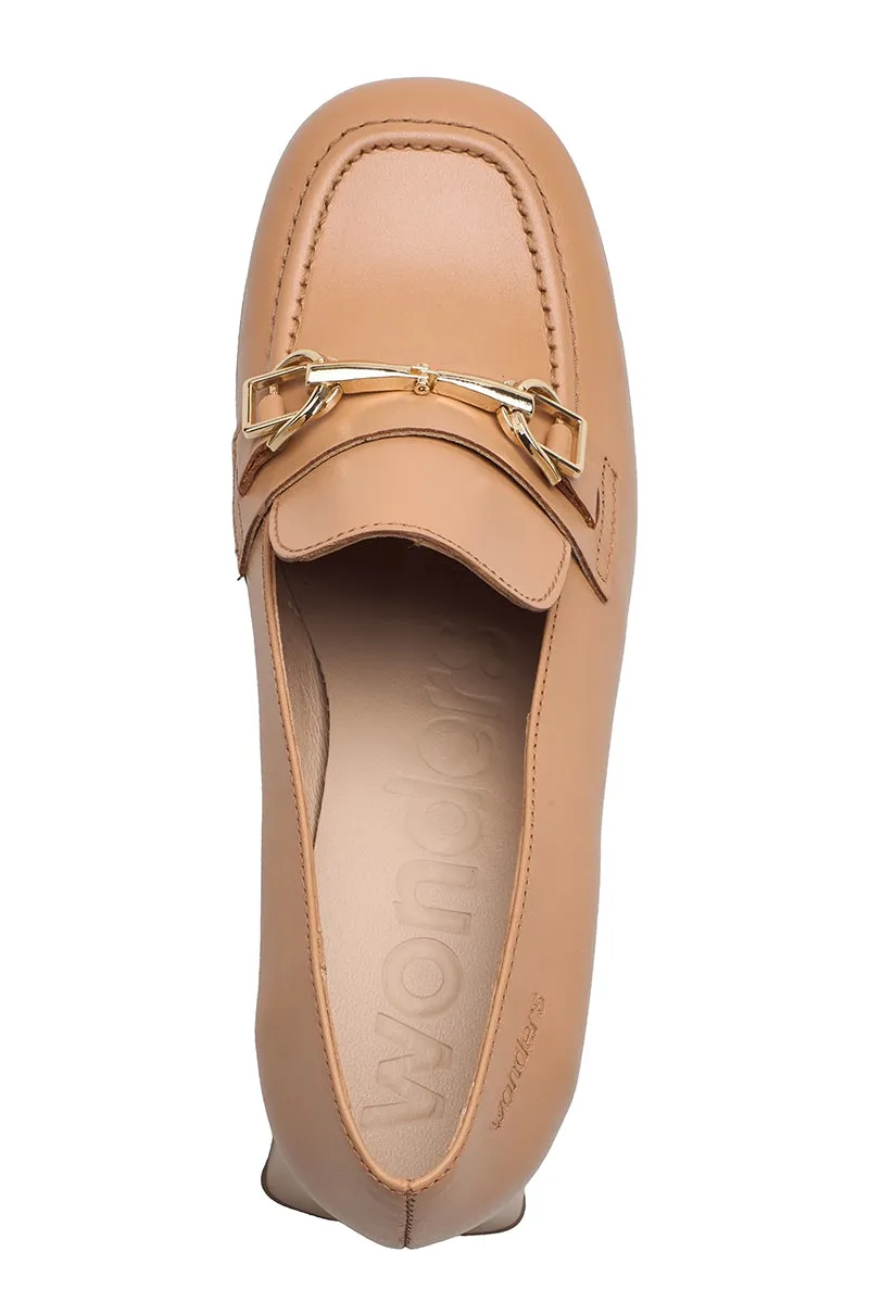 Heel moccasin Sand