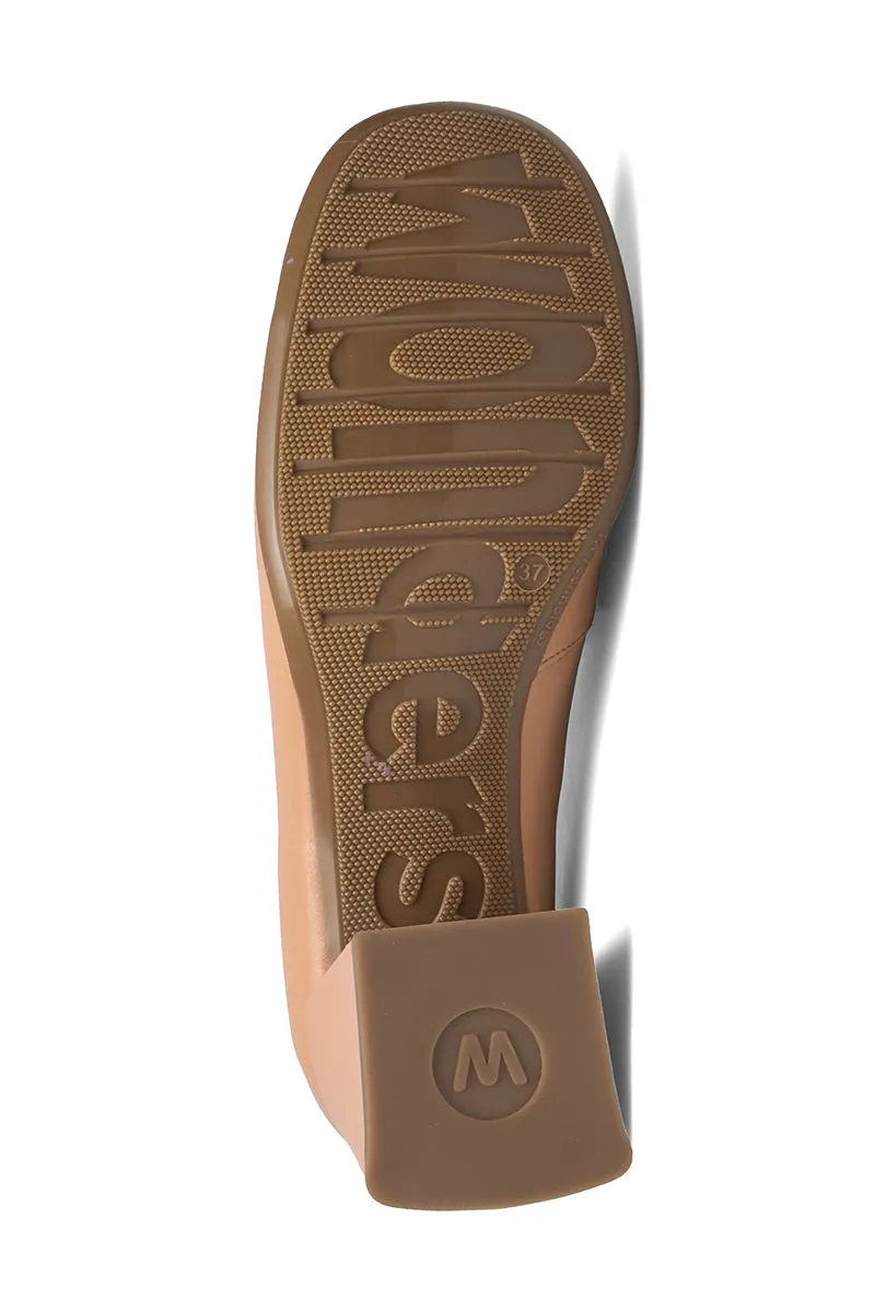 Heel moccasin Sand