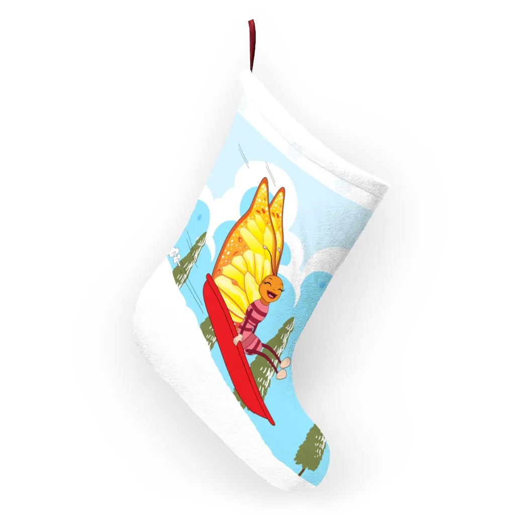 Holiday Stocking for Everyone - Super B! The Try, Try Butterfly Sledding!