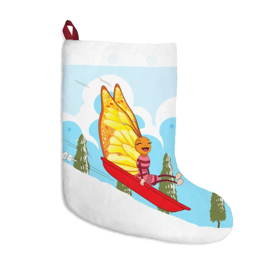 Holiday Stocking for Everyone - Super B! The Try, Try Butterfly Sledding!