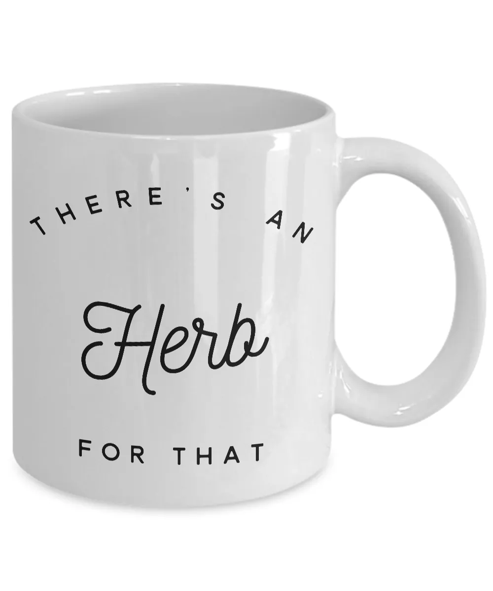 I Love Herbs Garden Mug There's An Herb For That Ceramic Coffee Cup