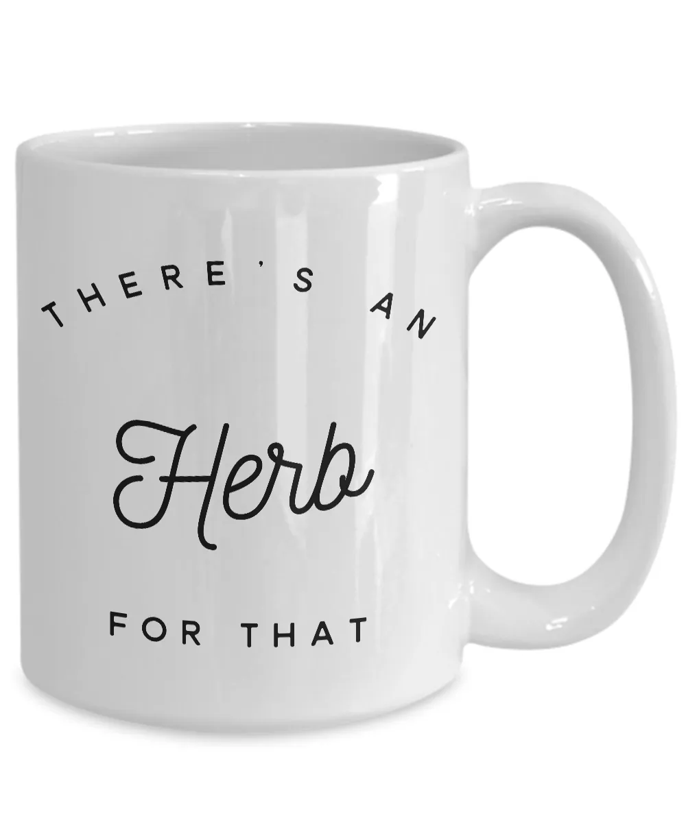 I Love Herbs Garden Mug There's An Herb For That Ceramic Coffee Cup