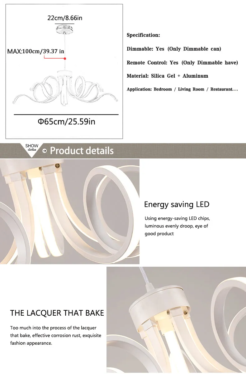 Illuminate Visco LED Modern Chandelier