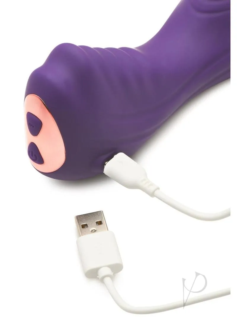 Inmi Ride N' Grind 10X Vibrating Rechargeable Silicone Grinding Clitoral Stimulator with Remote Control