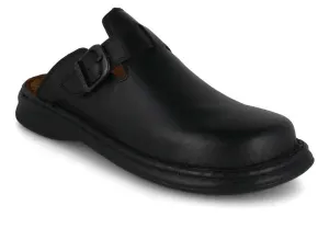 J. Seibel Men Leather Slippers Width G 'Madrid' , black