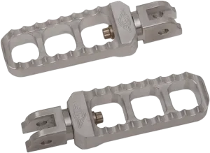 Joker Machine 08-61-6 Adjustable Serrated Narrow Footpegs - Raw Aluminum