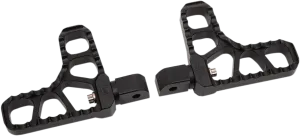 Joker Machine 08-62-7B Adjustable Serrated Heel Footpegs - Black anodized