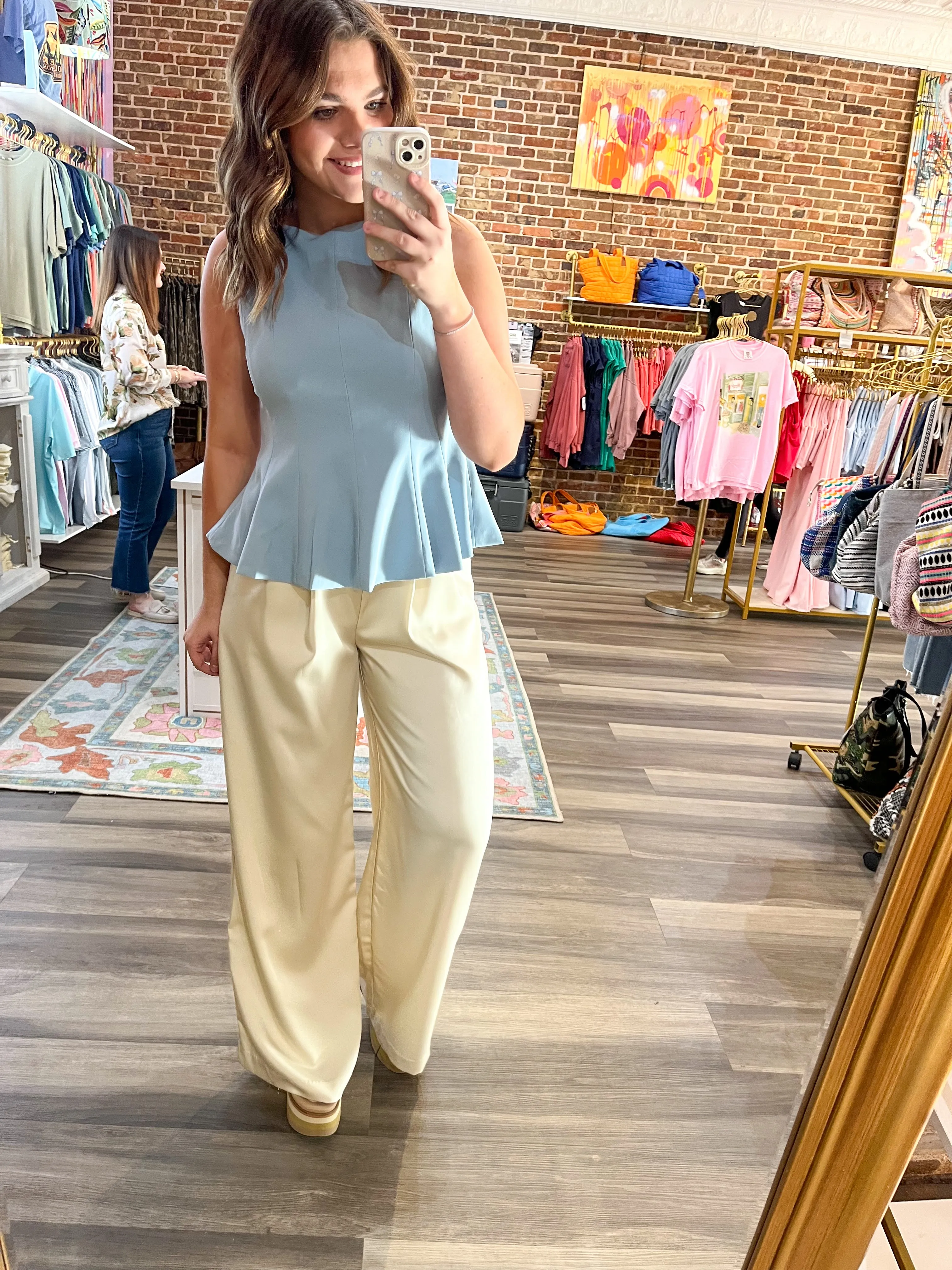 Kacey Pants in Cream