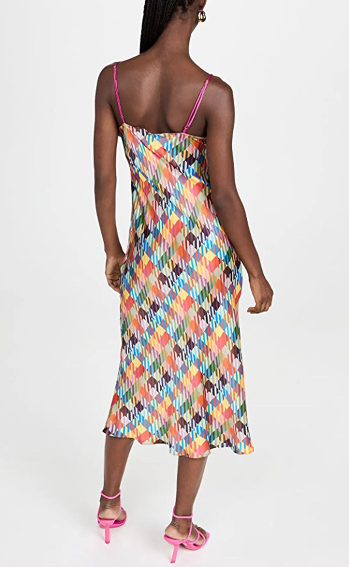 Love Check Slip Dress