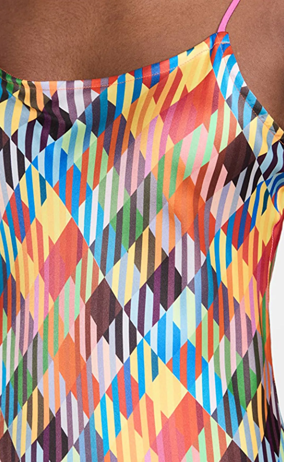 Love Check Slip Dress