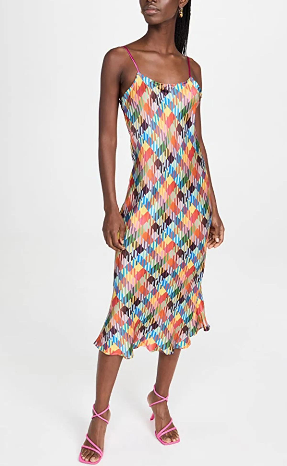 Love Check Slip Dress