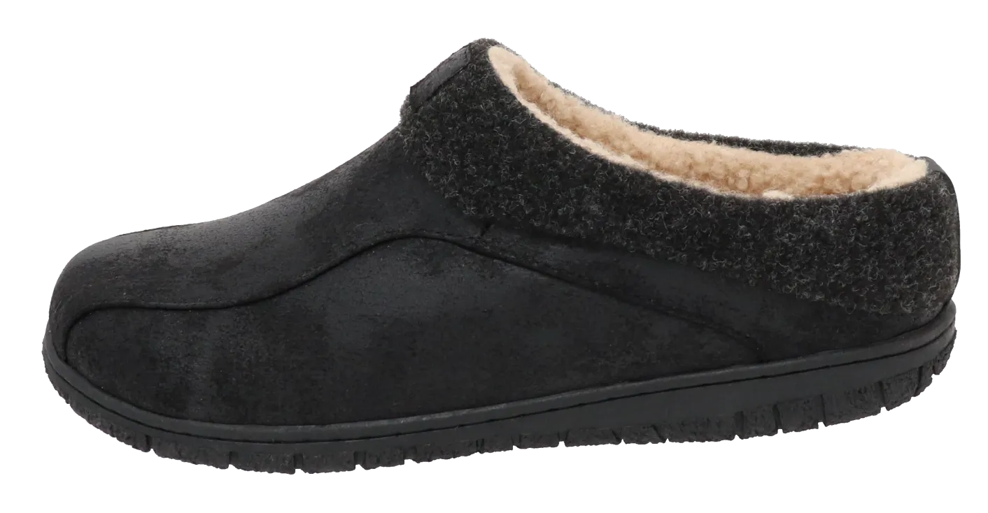 Lucas 3 Black Men's Slipper