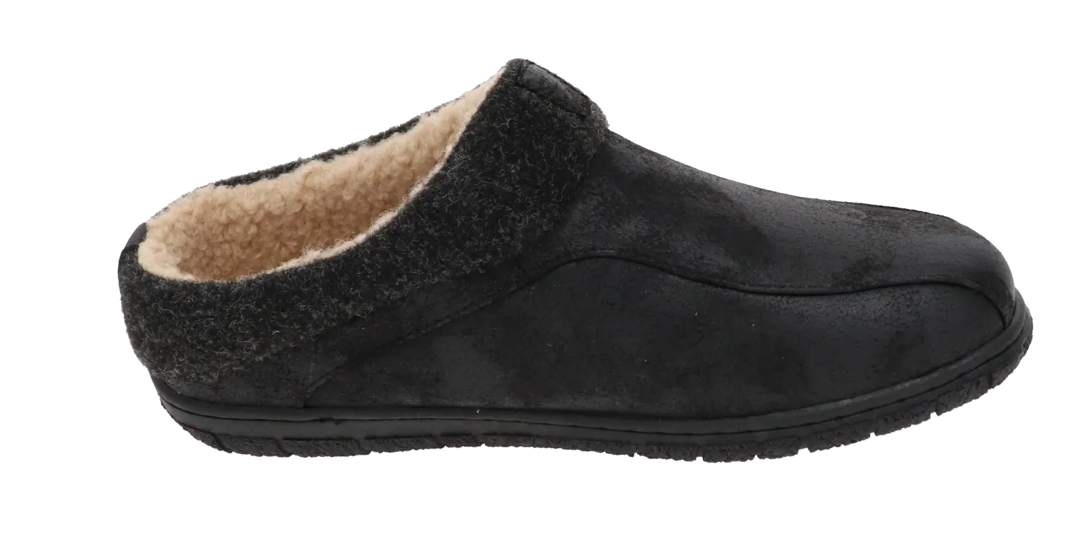 Lucas 3 Black Men's Slipper