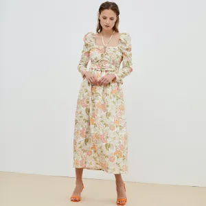 MAMA Rafaella Ruched Floral Dress