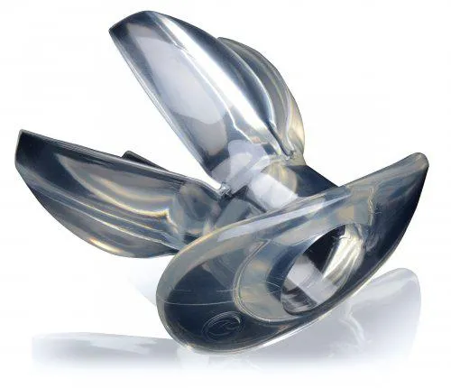 Master Series - Clawed - Spreidende Buttplug - Transparant