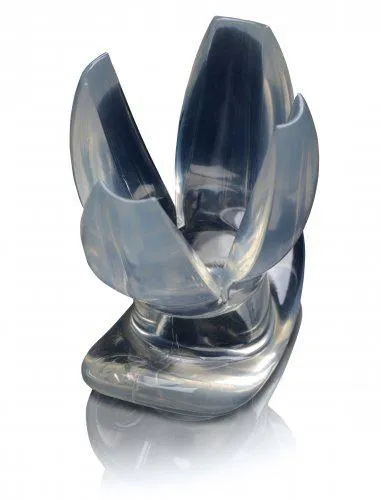 Master Series - Clawed - Spreidende Buttplug - Transparant
