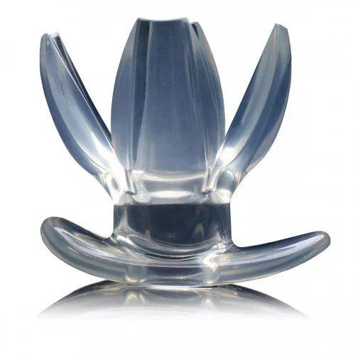 Master Series - Clawed - Spreidende Buttplug - Transparant