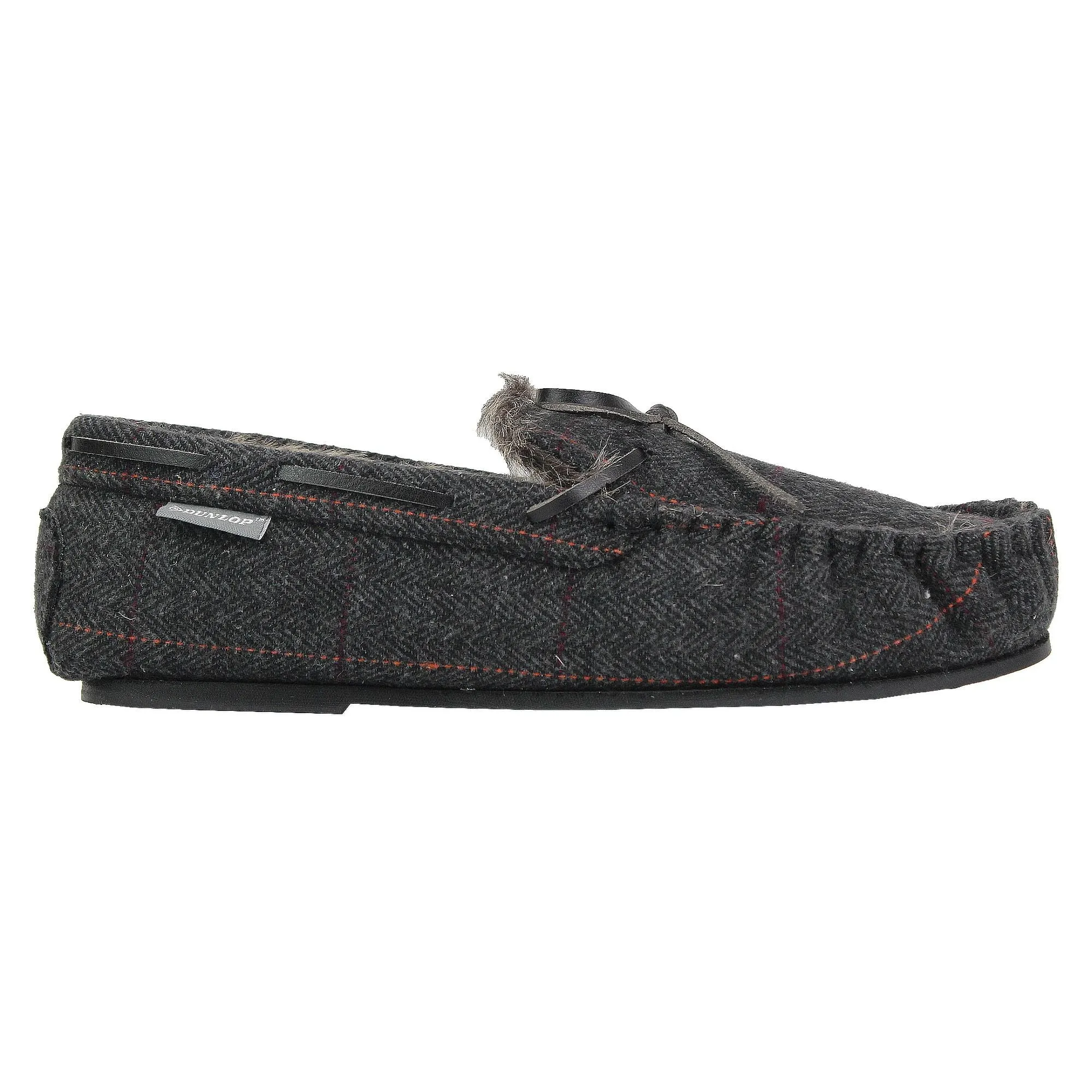 Mens Moccasin Slippers with Memory Foam