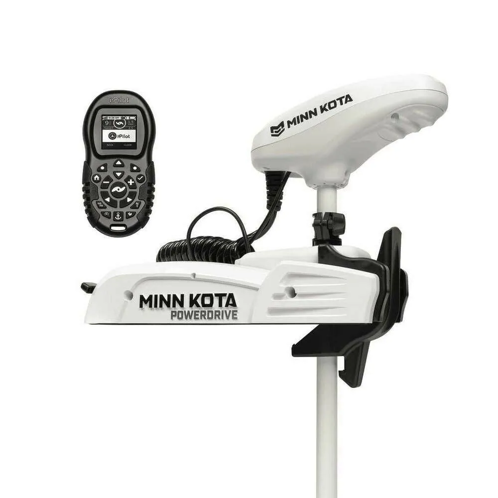 Minn Kota 601603 Riptide Powerdrive iPilot 55lb 54inch Bow Mount Electric Motor