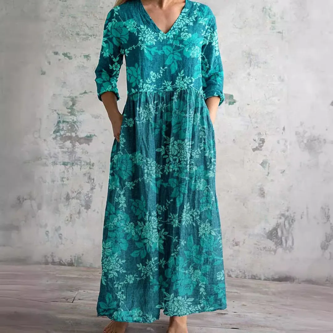 Moira | Timeless Floral Maxi Dress
