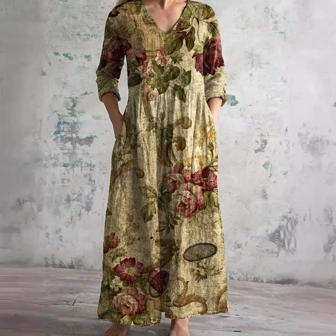 Moira | Timeless Floral Maxi Dress