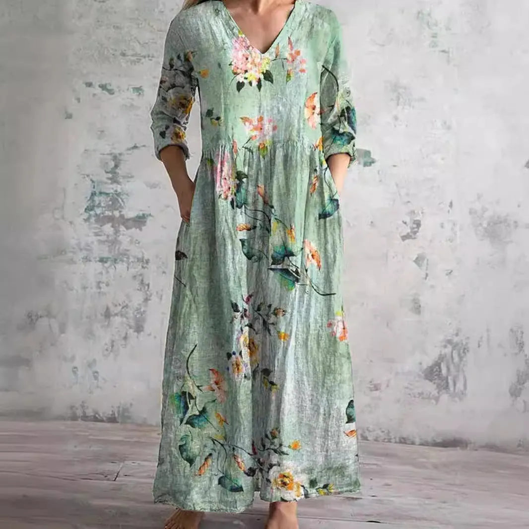 Moira | Timeless Floral Maxi Dress