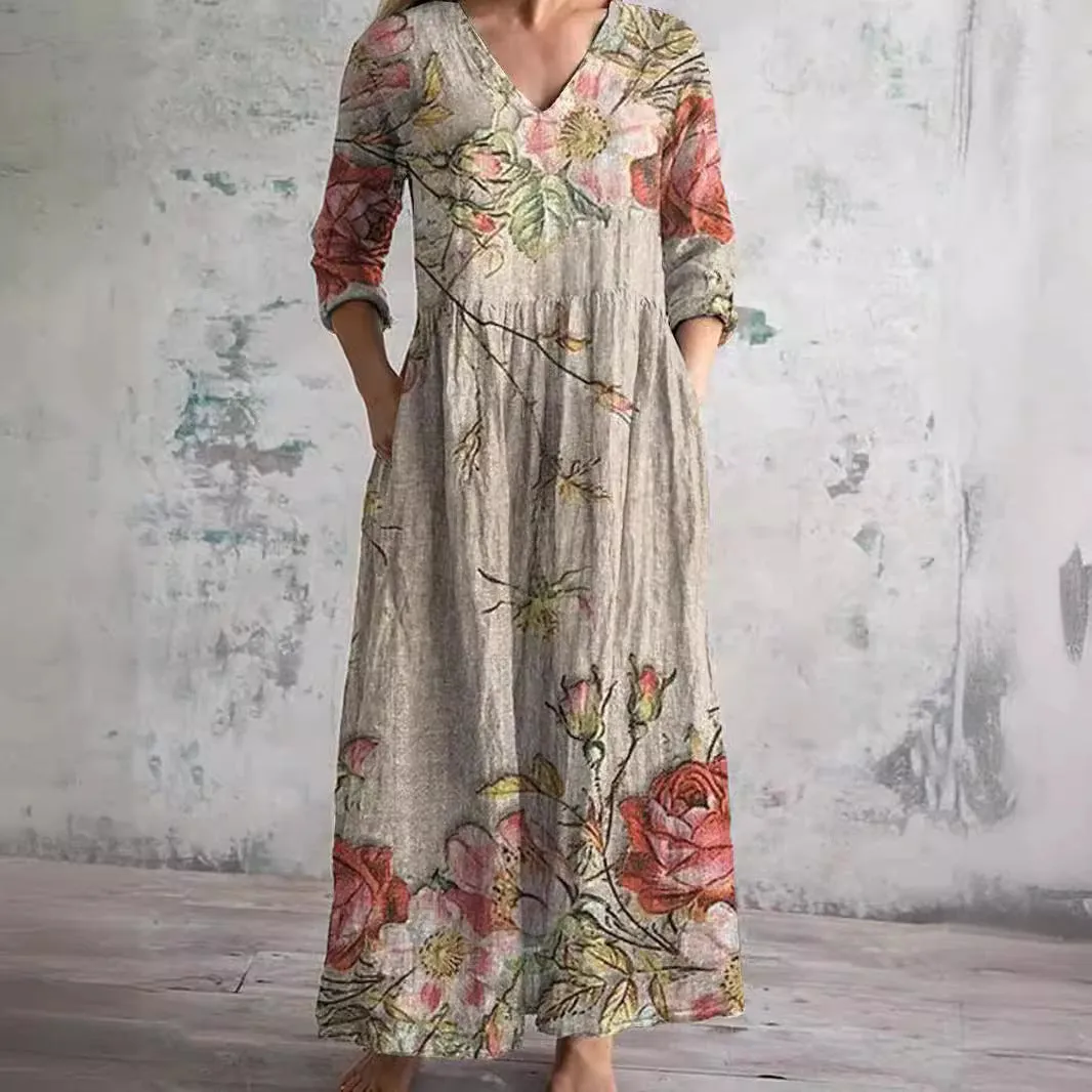 Moira | Timeless Floral Maxi Dress