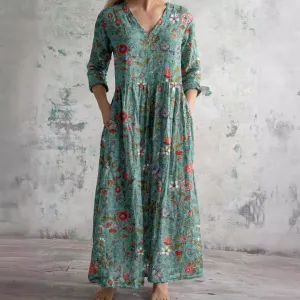 Moira | Timeless Floral Maxi Dress