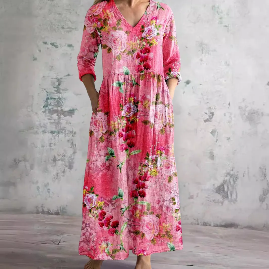 Moira | Timeless Floral Maxi Dress