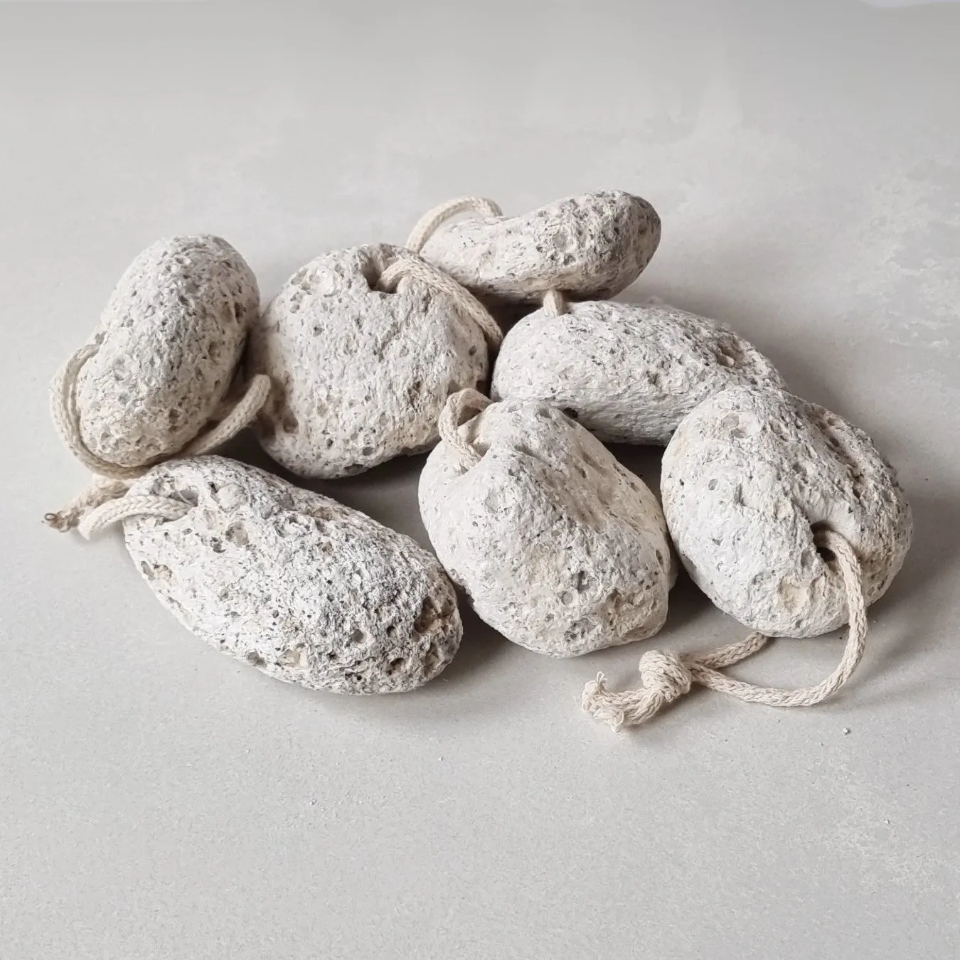 Natural Lava Pumice Stone On A Rope
