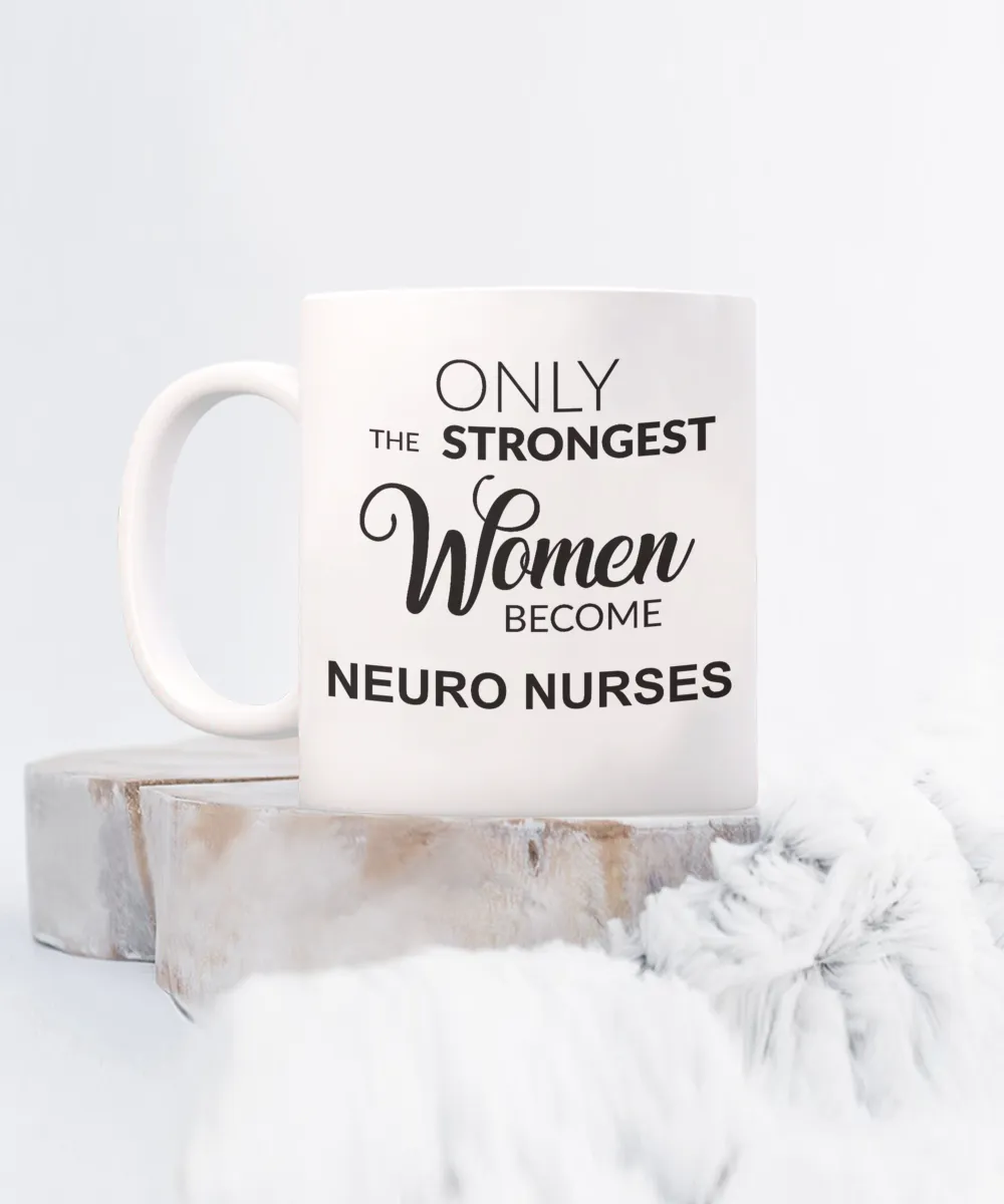 Neuro Nurse Mug, Neurology Nurse, Neurologist, Neuroscience Nurse, Eeg, Brain Nurse Coffee Cup
