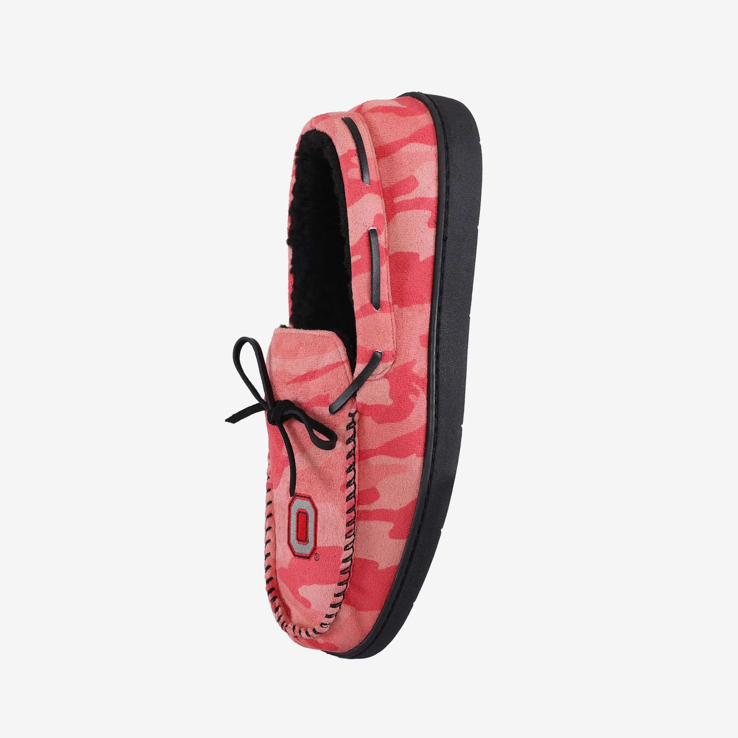 Ohio State Buckeyes Printed Camo Moccasin Slipper
