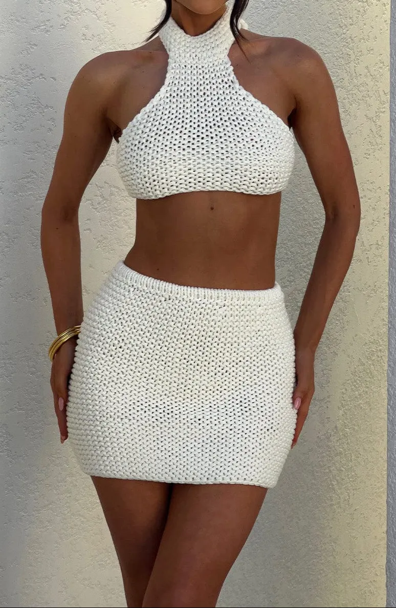 Olivia Mini Skirt - Ivory
