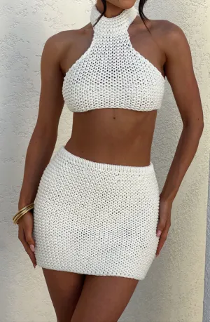 Olivia Mini Skirt - Ivory