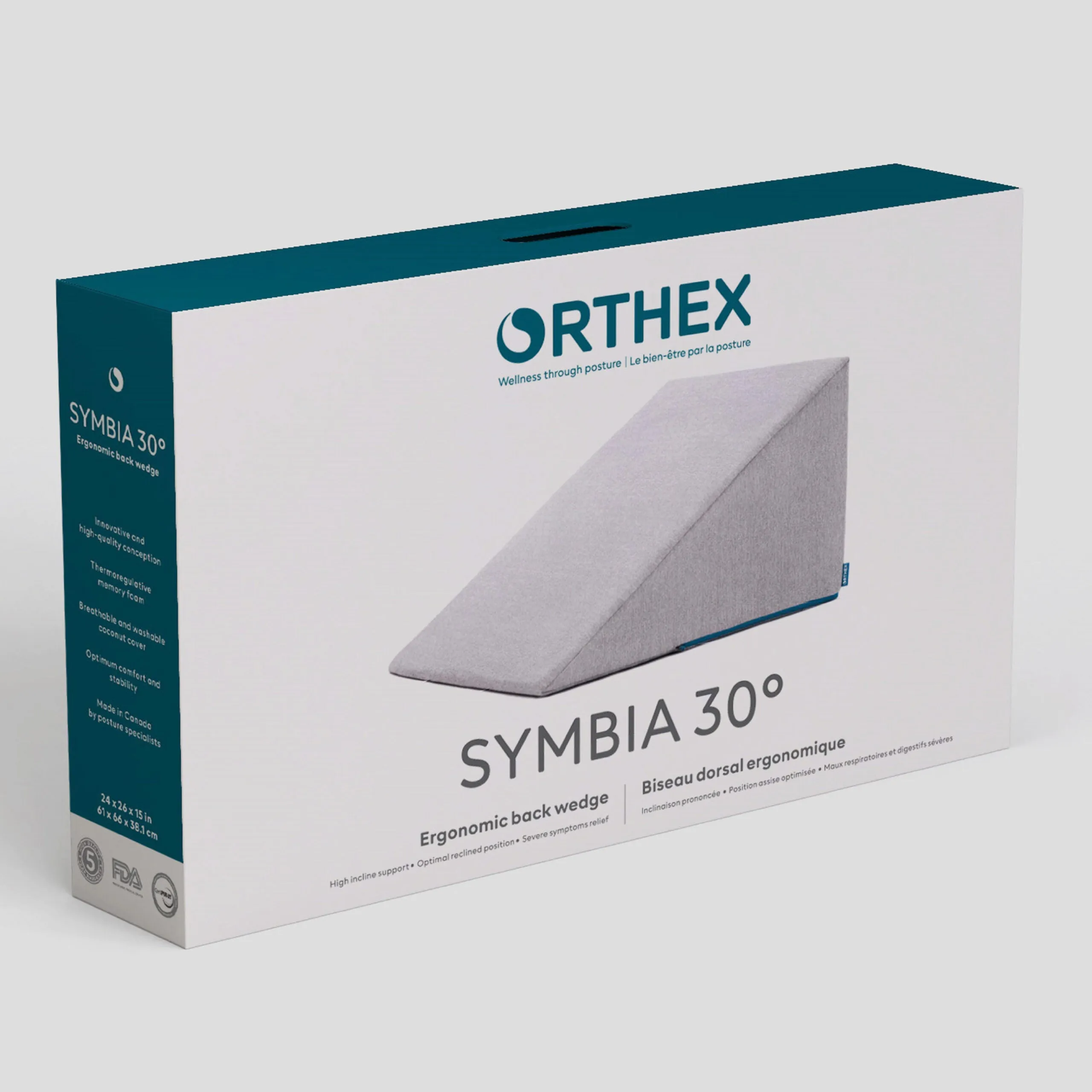 Orthex Symbia 30° Ergonomic Back Wedge (high)
