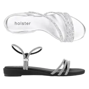 Party Low Wedge & Revel Low Wedge Bundle - Silver / Black