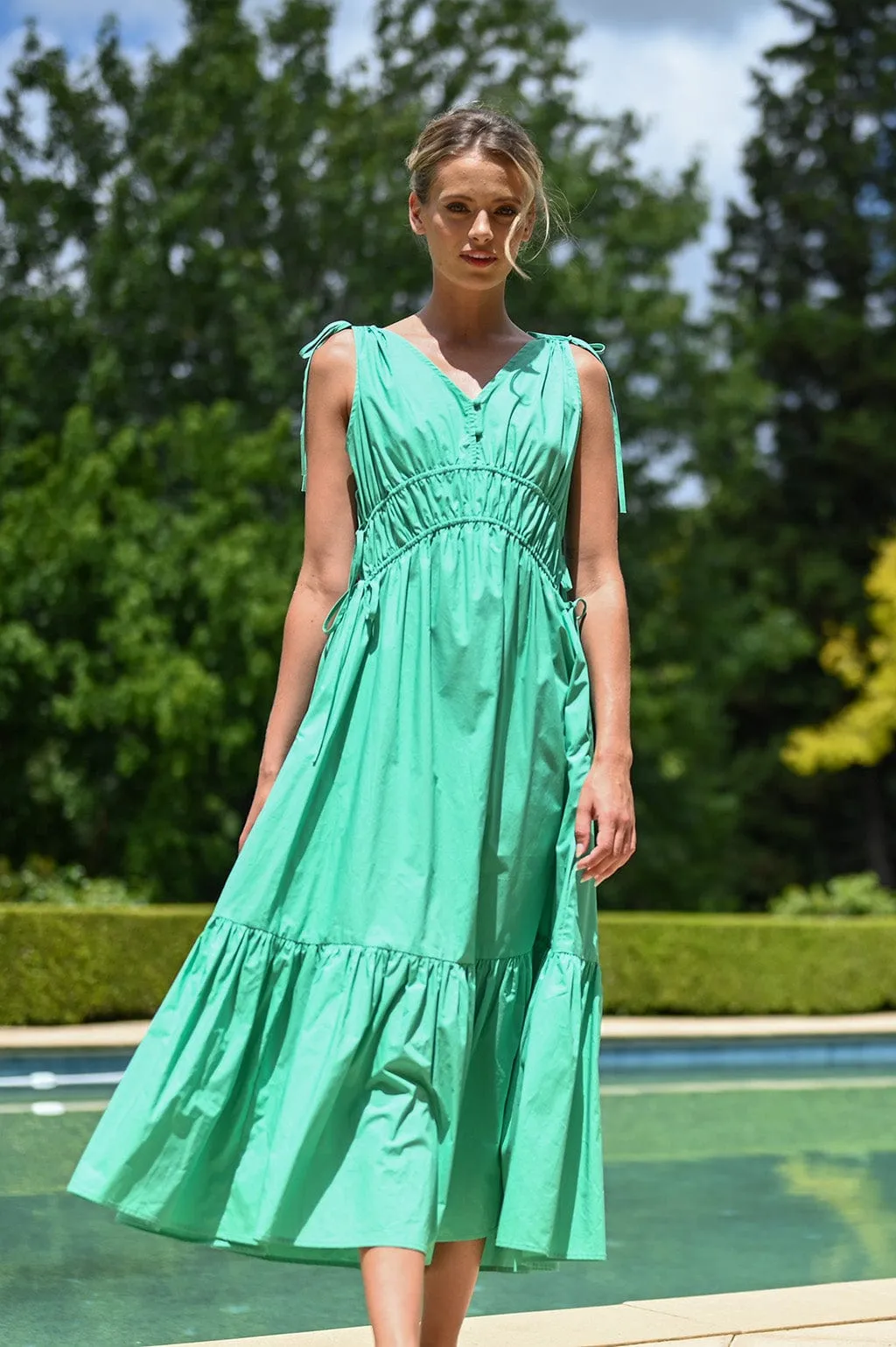 Perry Dress Green