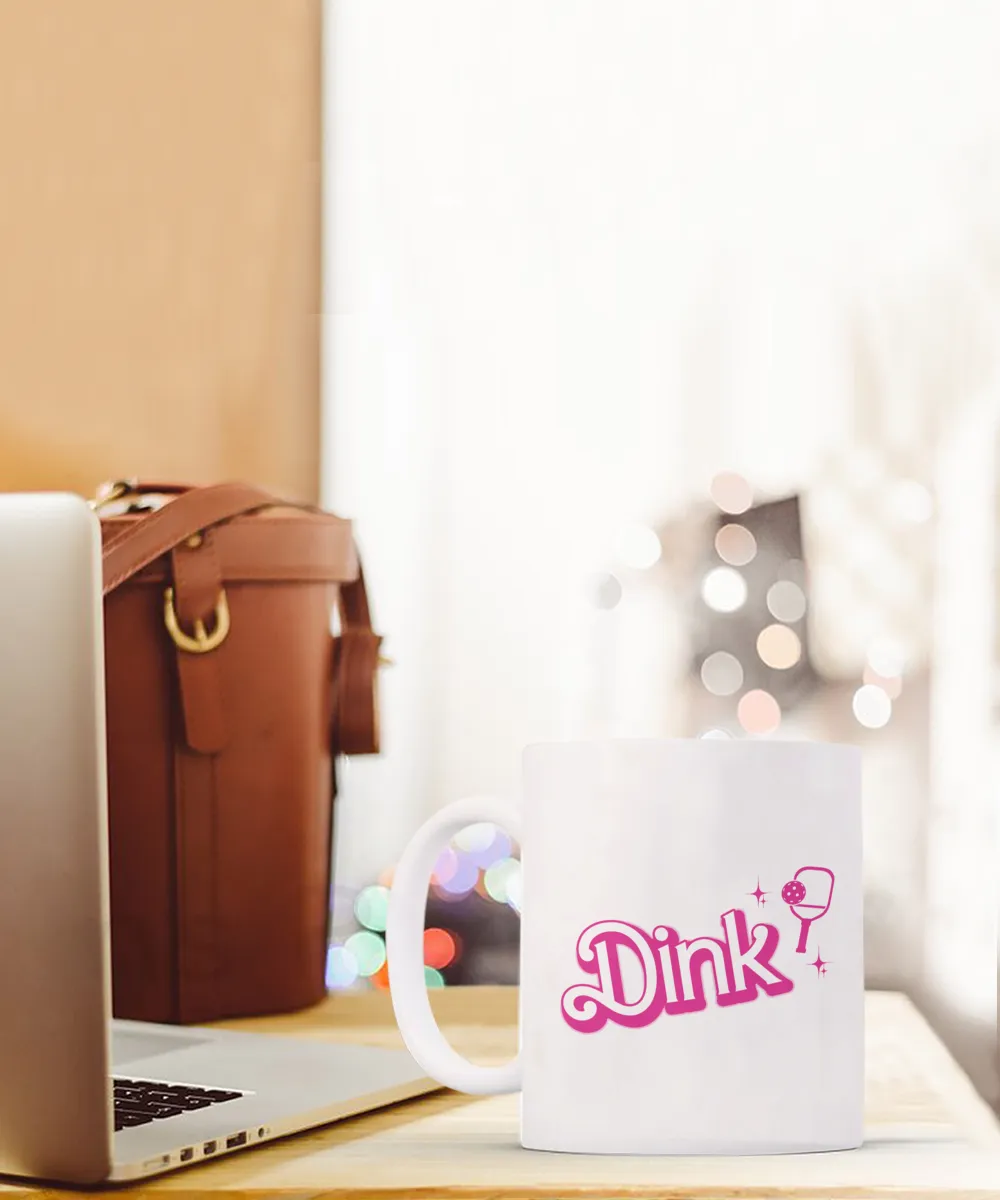Pickleball Mug, Dink Mug, Funny Pickleball Gift, Pickleball Queen, Pickle Ball Coffee Cup